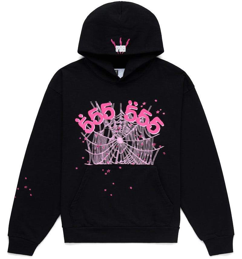 SP5DER ANGEL NUMBER HOODIE BLACK